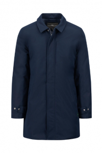  <b>Fynch Hatton</b>, Sötétkék bélelt ballonkabát modern fit fazon